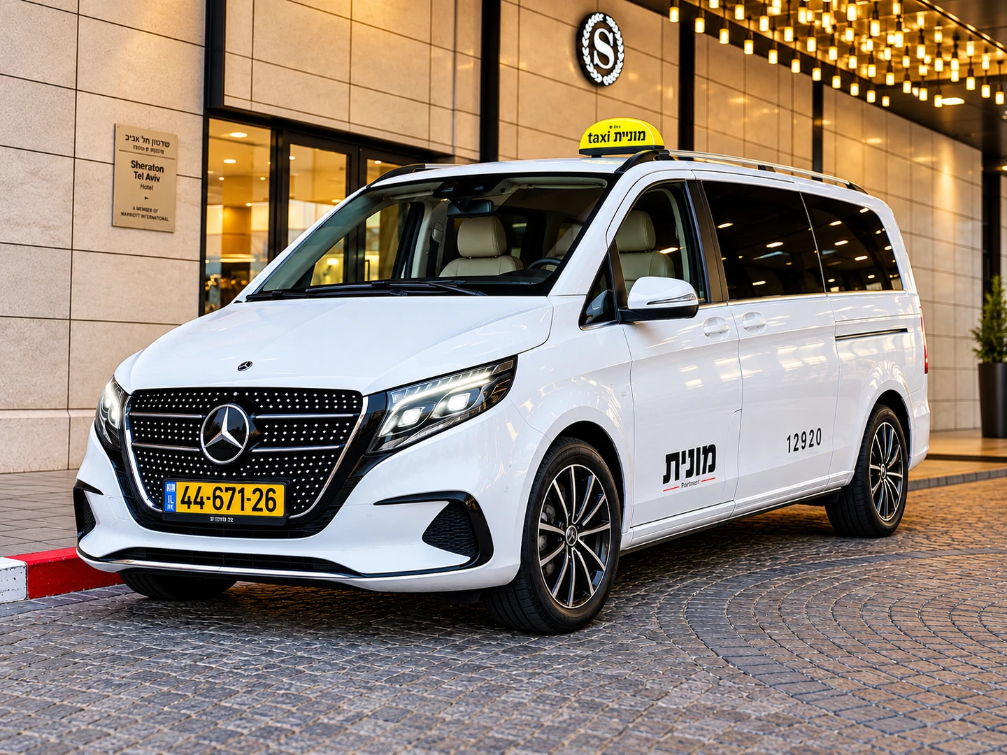 Mercedes-Benz V-Class ליד מלון